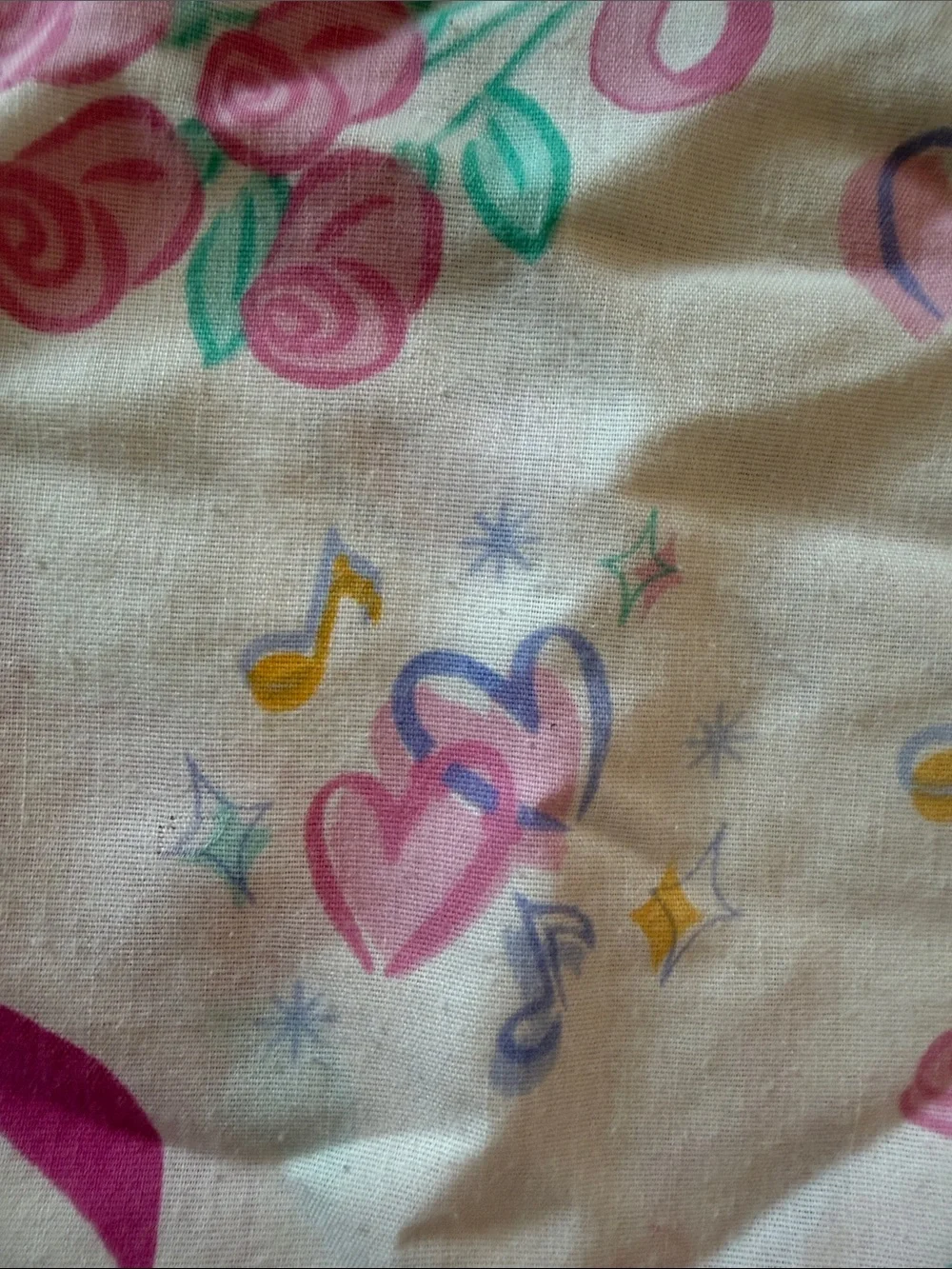2 Barbie Floral Pillowcases with Pink Accent Panel